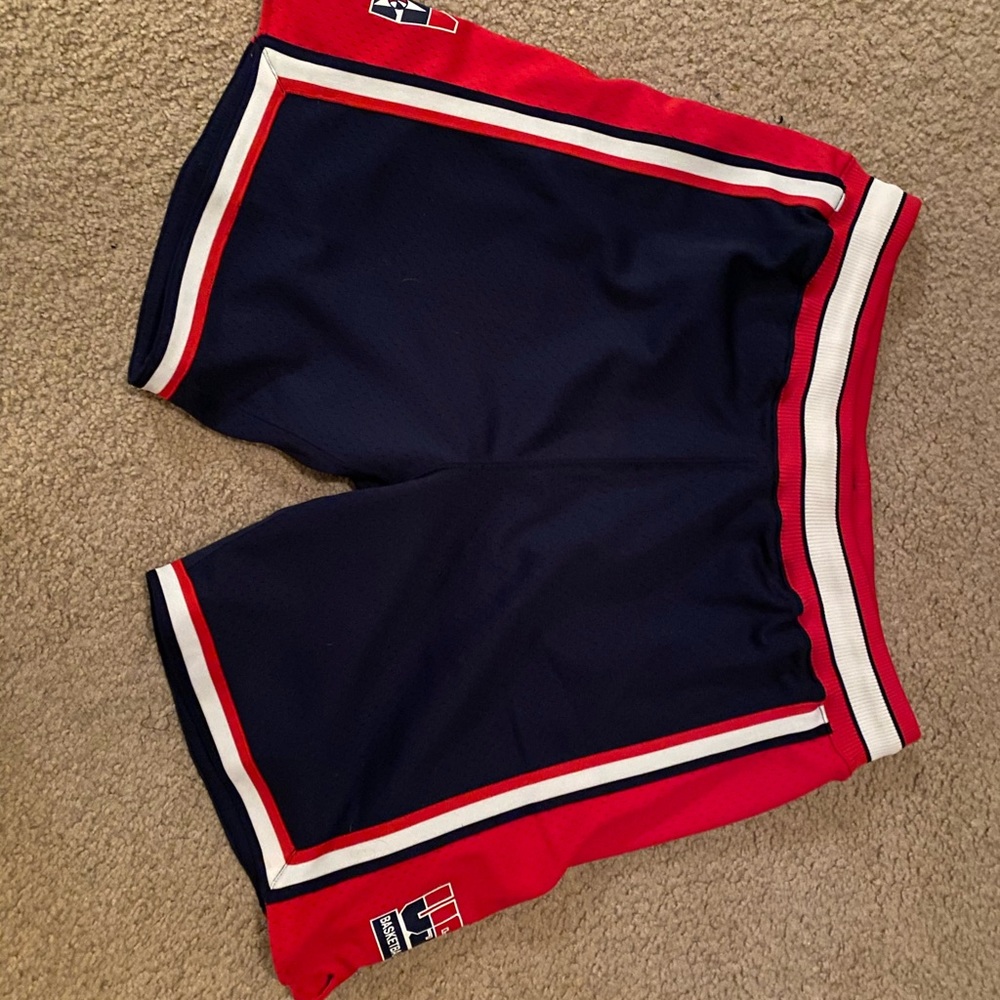 Used authentic Mitchell and ness dream team shorts